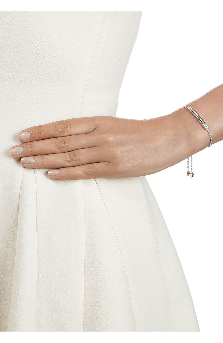 Monica Vinader Engravable Linear Diamond Chain Bracelet, Alternate, color, 