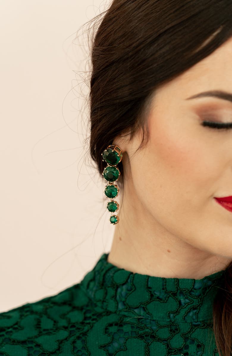 Rachel Parcell Cascading Linear Earrings, Alternate, color, 