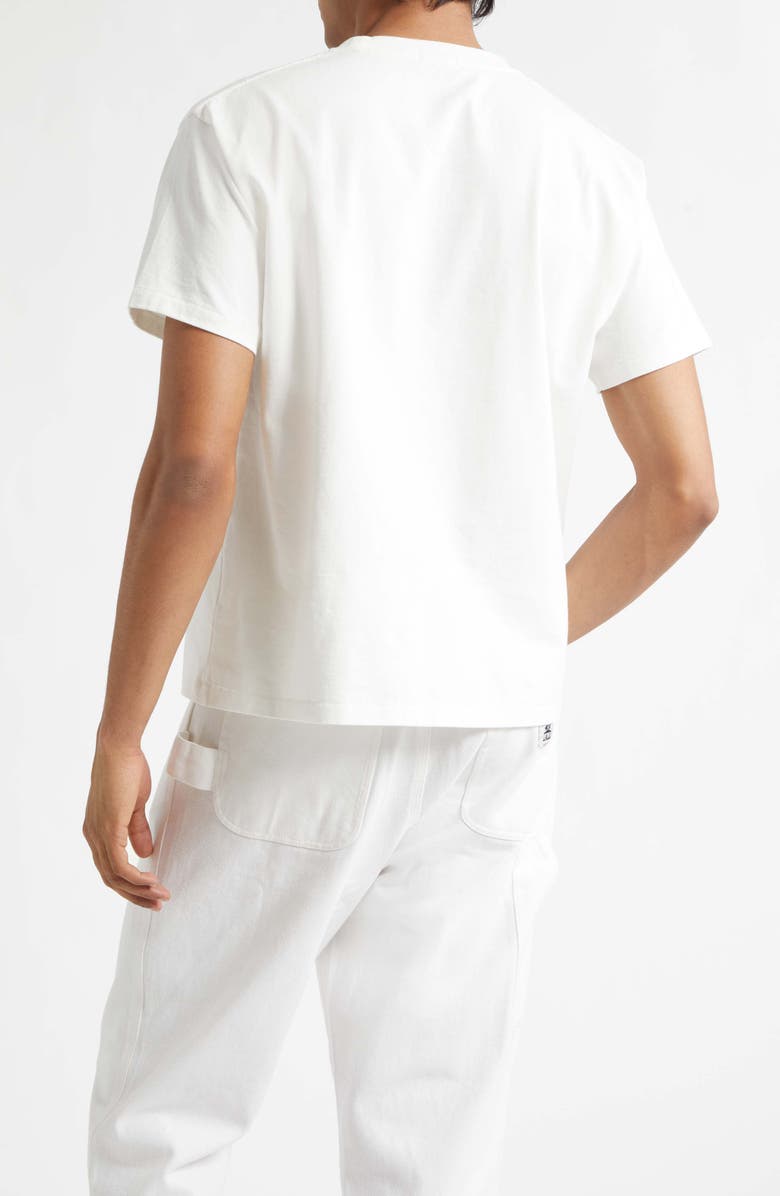 Bode Beaded Geneva Pocket T-Shirt, Alternate, color, Cream