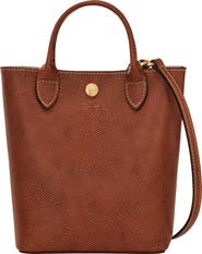 Longchamp Épure North/South Leather Top Handle Tote