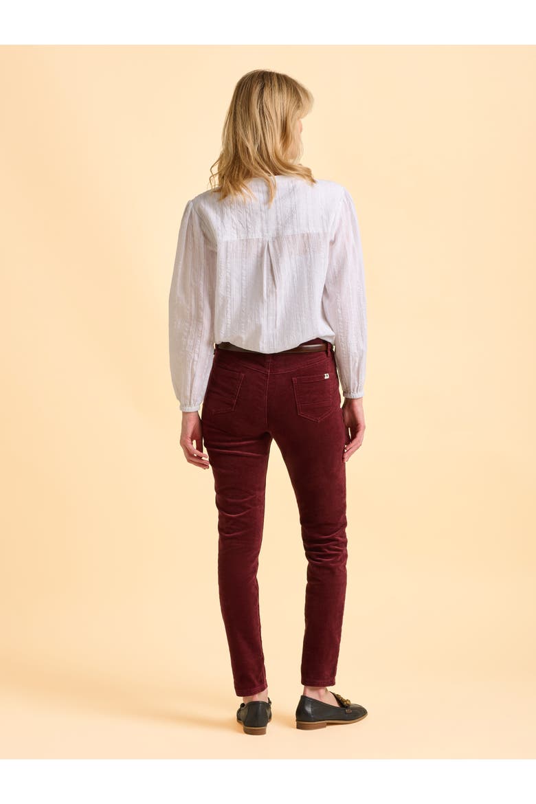 Angelica Long Sleeve Round Neck Shirt, Alternate, color, White