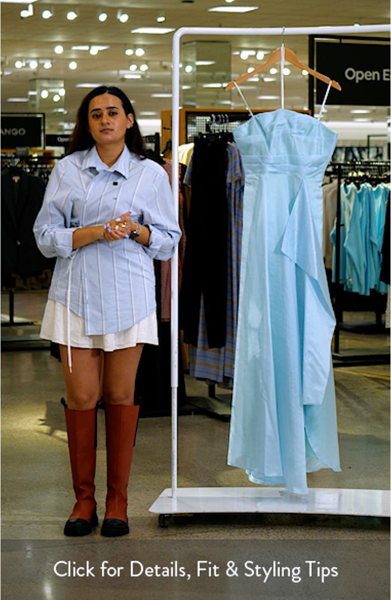 Strapless Ruched Bodice Gown, sales video thumbnail