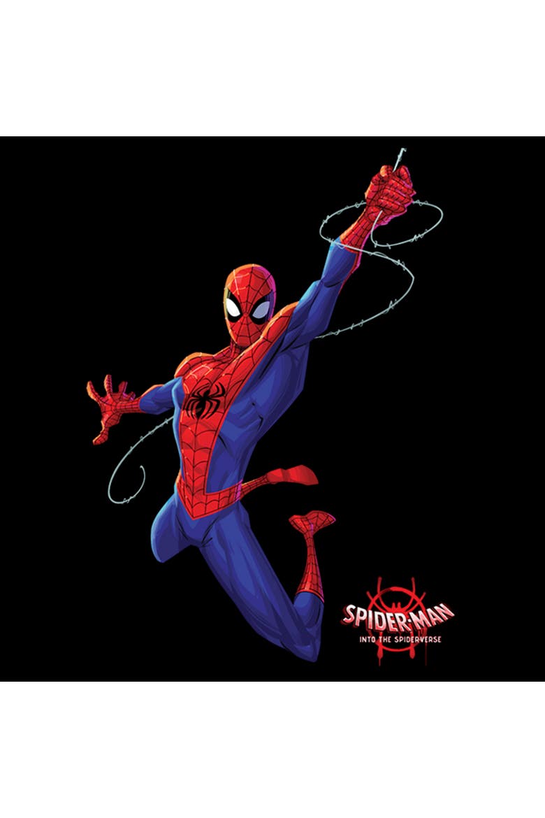 Boy's Marvel Spider-Man Into the Spider-Verse Classic Swing  Graphic T-Shirt, Alternate, color, Black