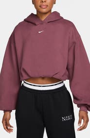 Nike Sportswear Oversized Cropped Fleece Hoodie