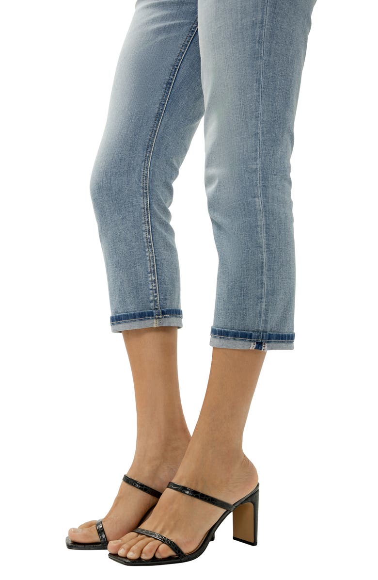 Silver Jeans Co. Avery Curvy High Waist Capri Jeans, Alternate, color, Orlando