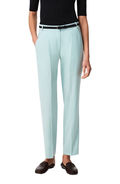 Another Tomorrow Peg Trouser In Blue