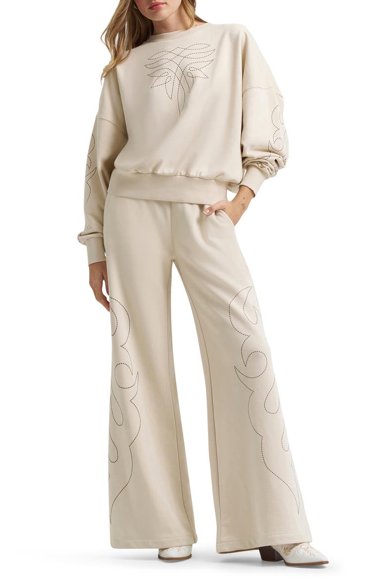 x Lainey Wilson Western Graphic Sweatshirt, Alternate, color, CREAM