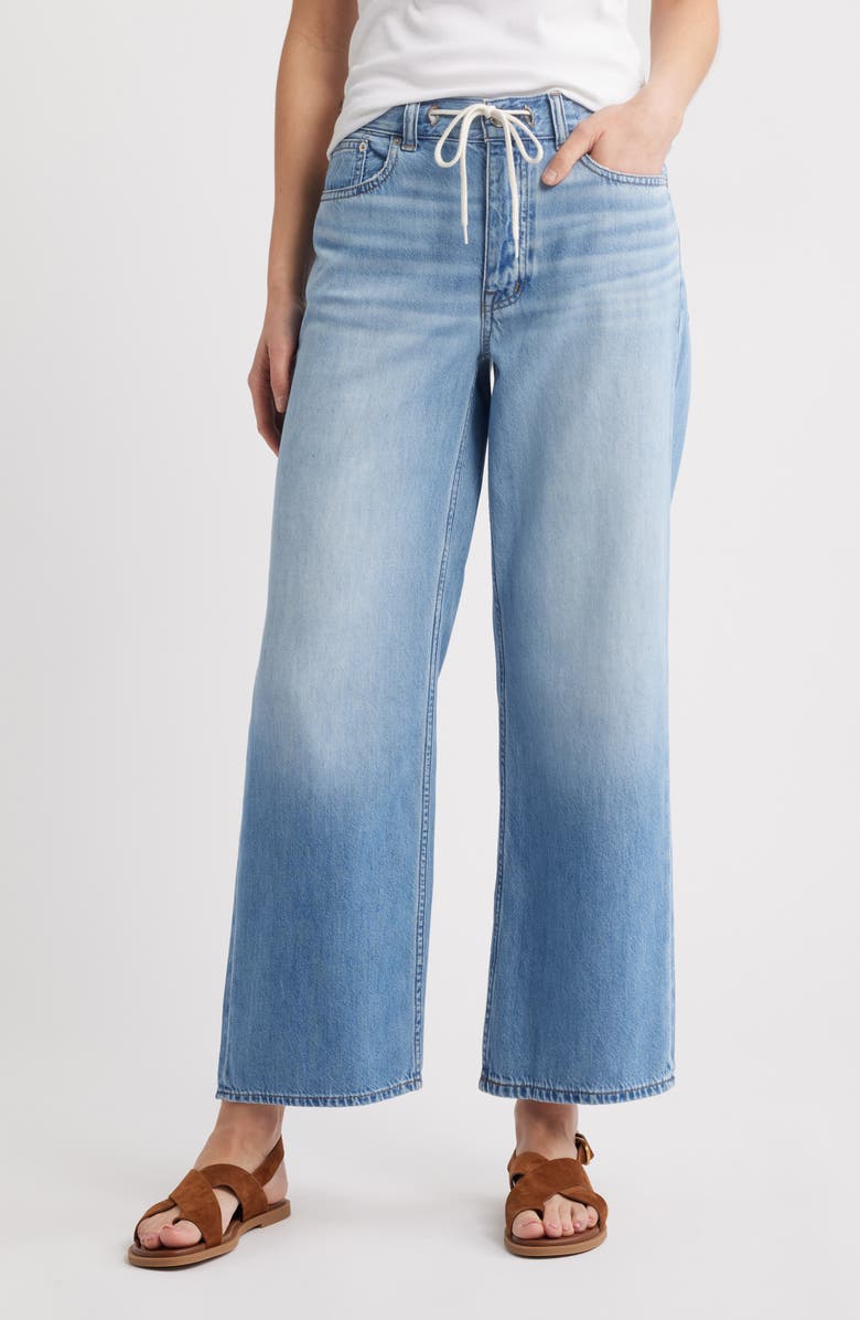 Madewell Low-Slung Baggy Jeans, Main, color, Hambley Wash
