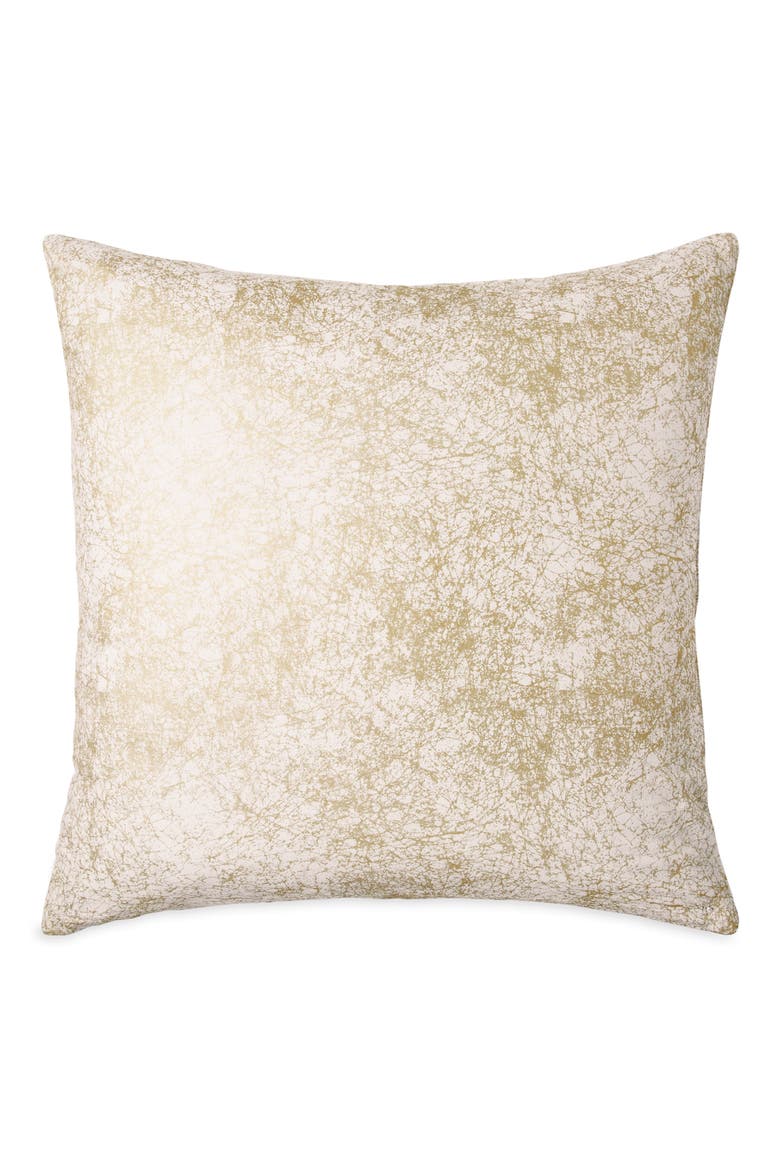 Metallic Jacquard Euro Sham, Main, color, IVORY