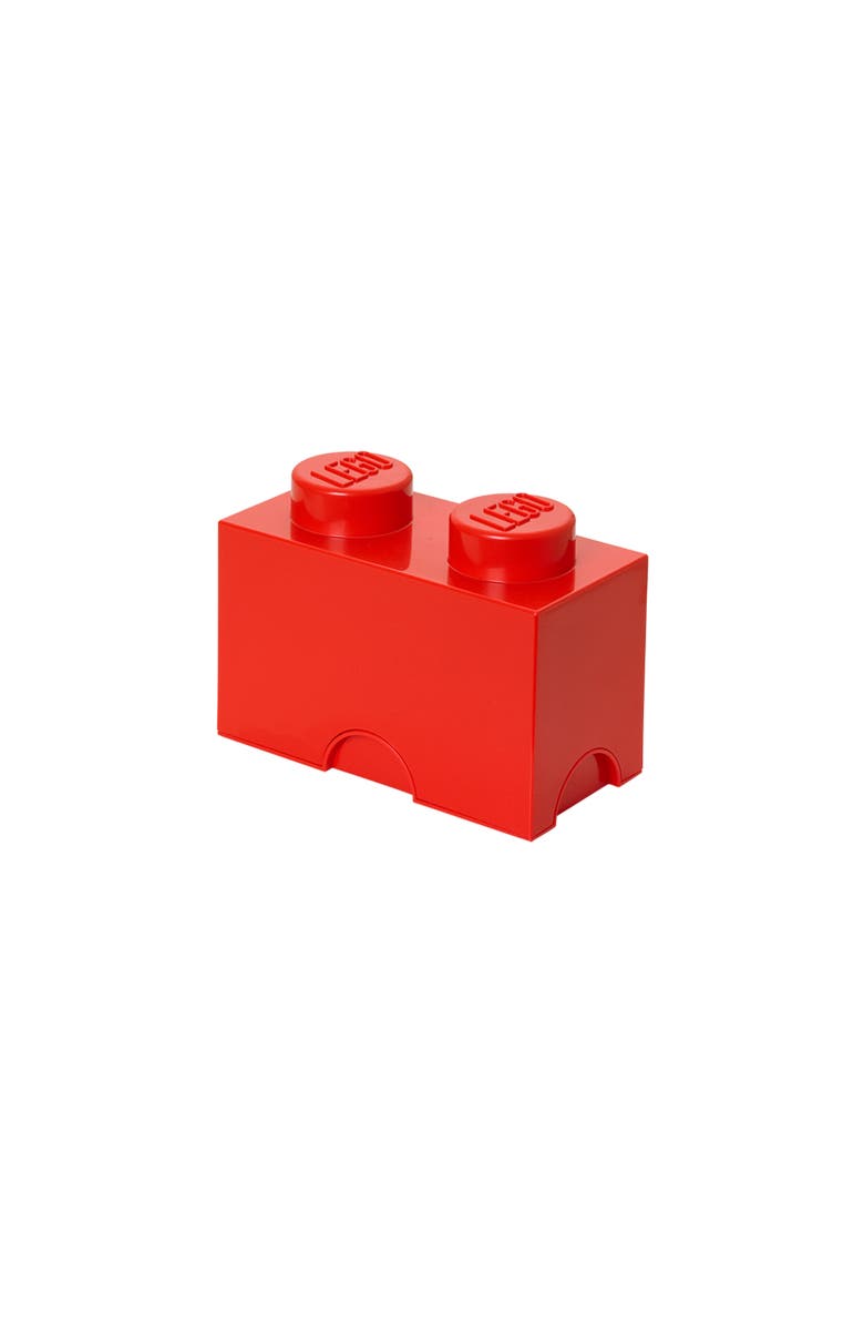 LEGO Storage Brick 2, Bright Red, Main, color, 