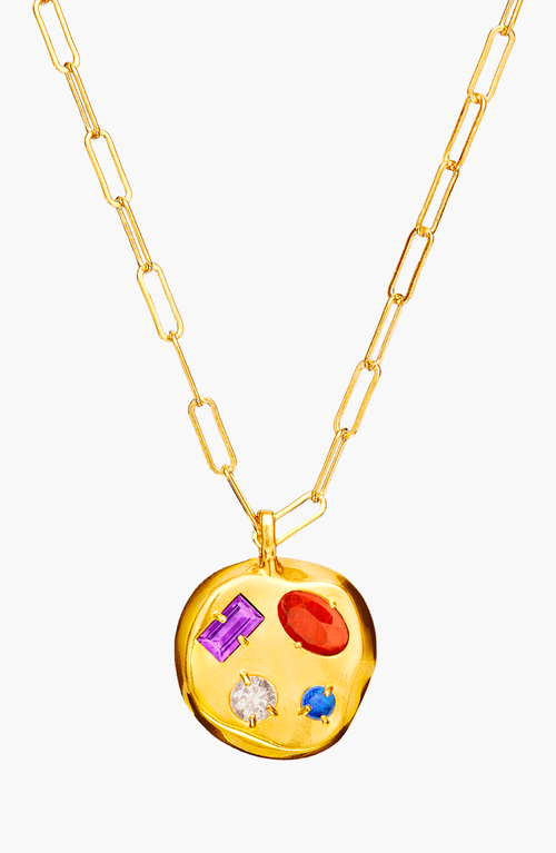 Birthdate Co. The February Birthdate Gold Pendant In February 24th - Gold