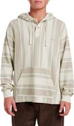 Quiksilver Playa Stripe Henley Hoodie