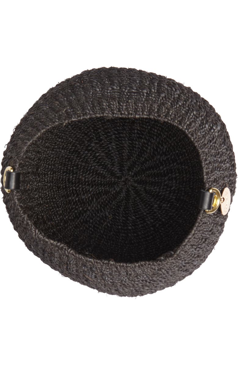 Clare V. Pot de Miel Top Handle Straw Basket Bag, Alternate, color,