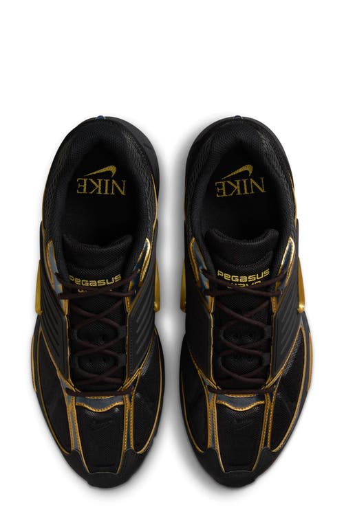 Nike Air Pegasus Wave Sneaker In Black/gold/anthracite