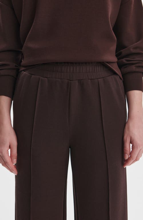 Varley The Wide Leg Pants In Burgundy