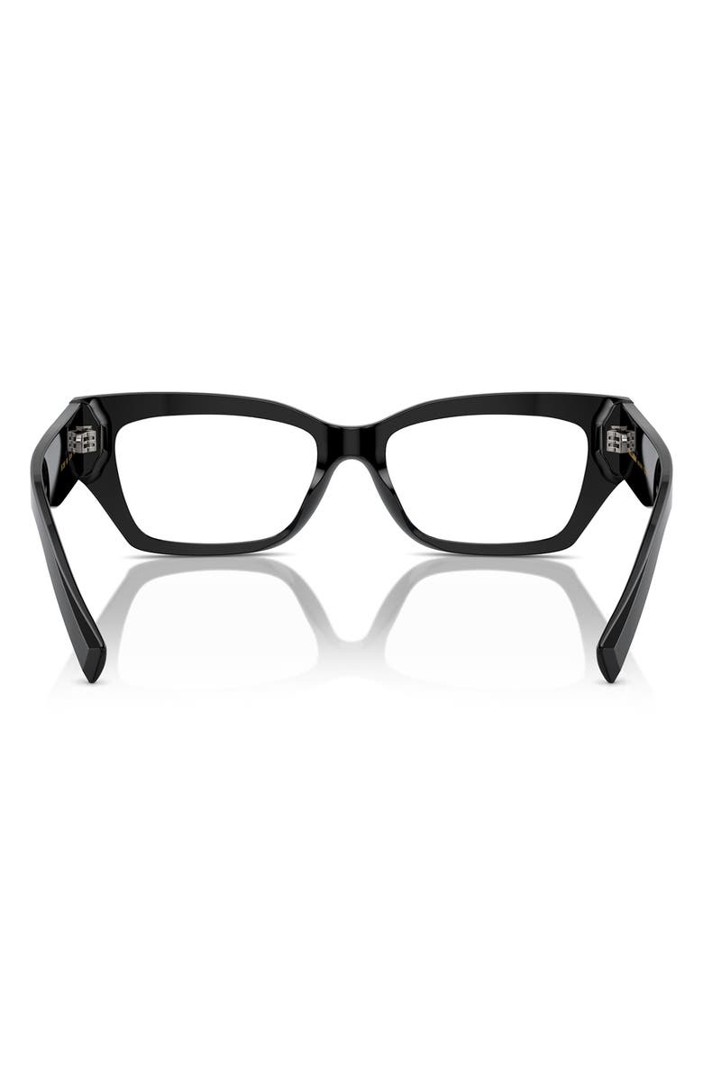 Dolce&Gabbana 53mm Rectangular Reading Glasses, Alternate, color,