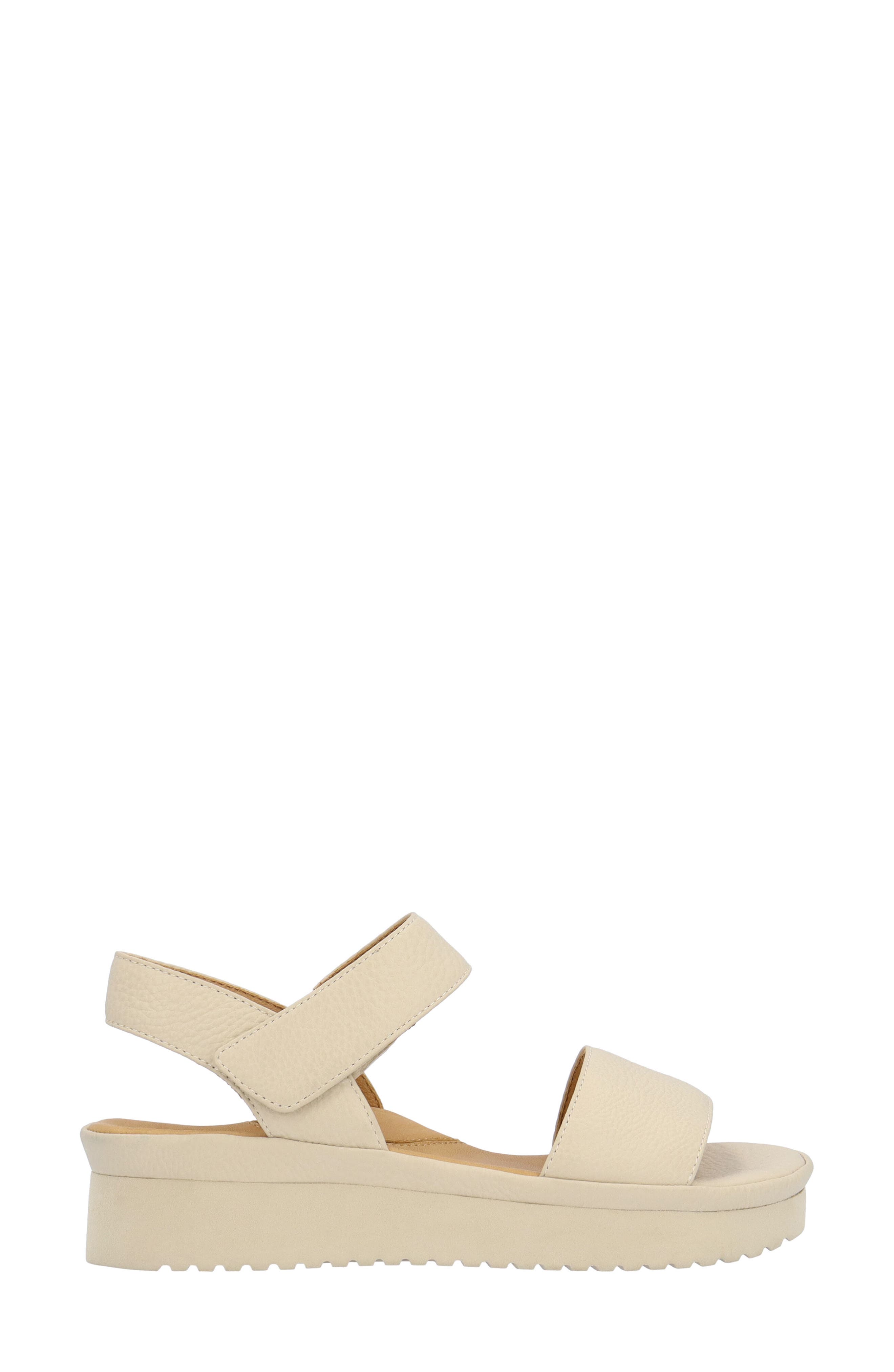 L'Amour des Pieds Abrilla Ankle Strap Sandal, Alternate, color, Cream