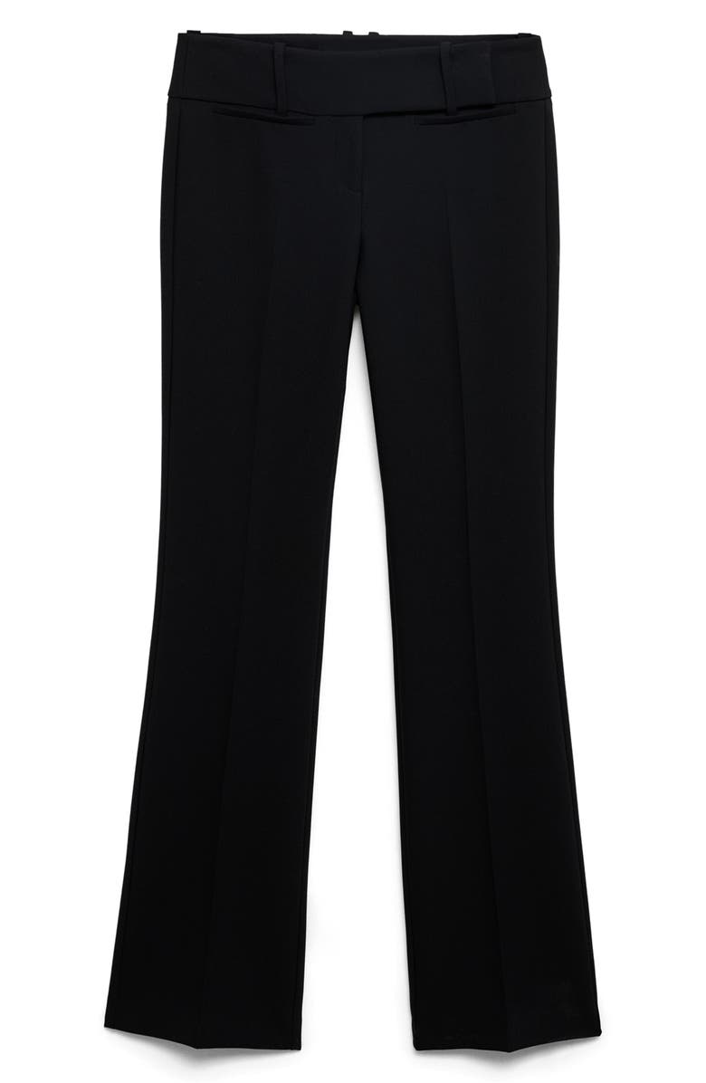 MANGO Low Rise Flare Pants, Alternate, color,