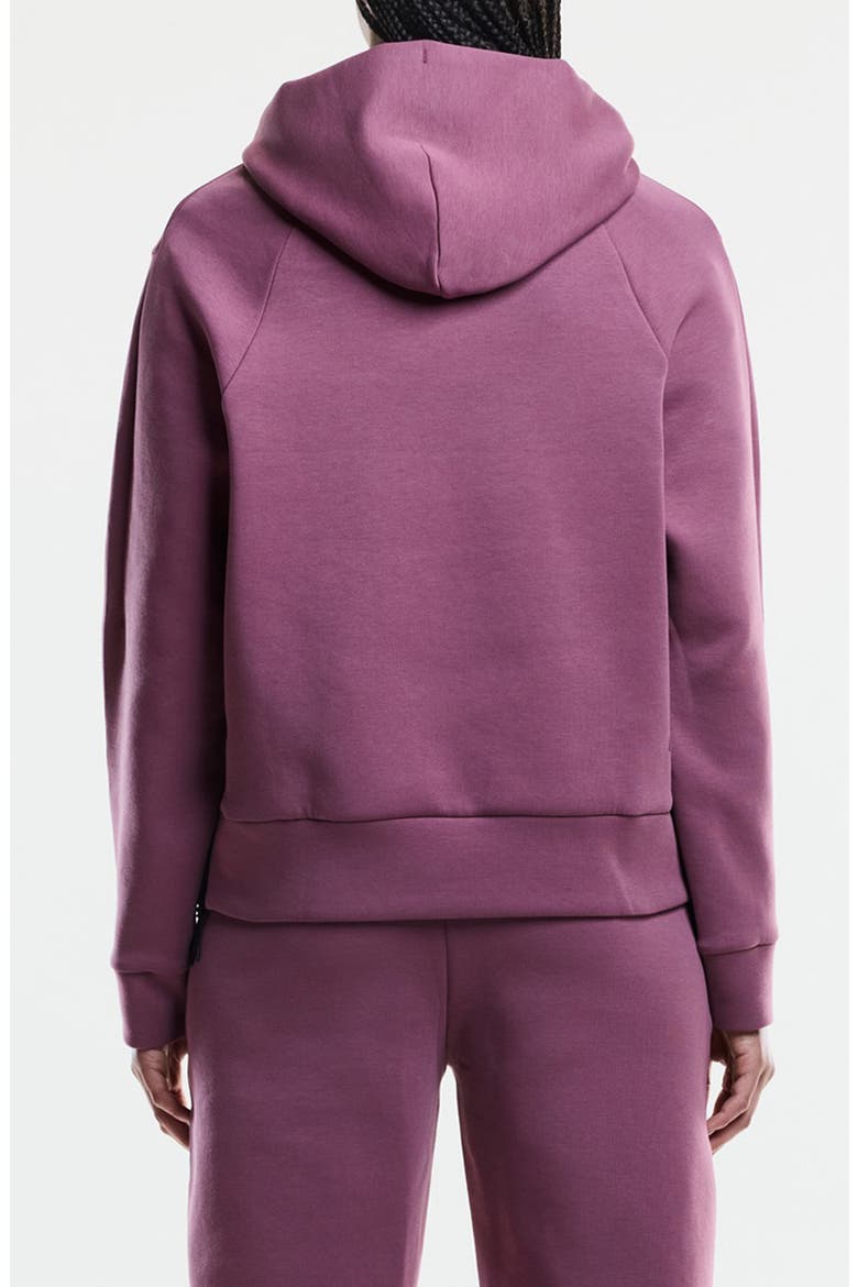 Focus Tech Hoodie, Alternate, color, BARBERRY