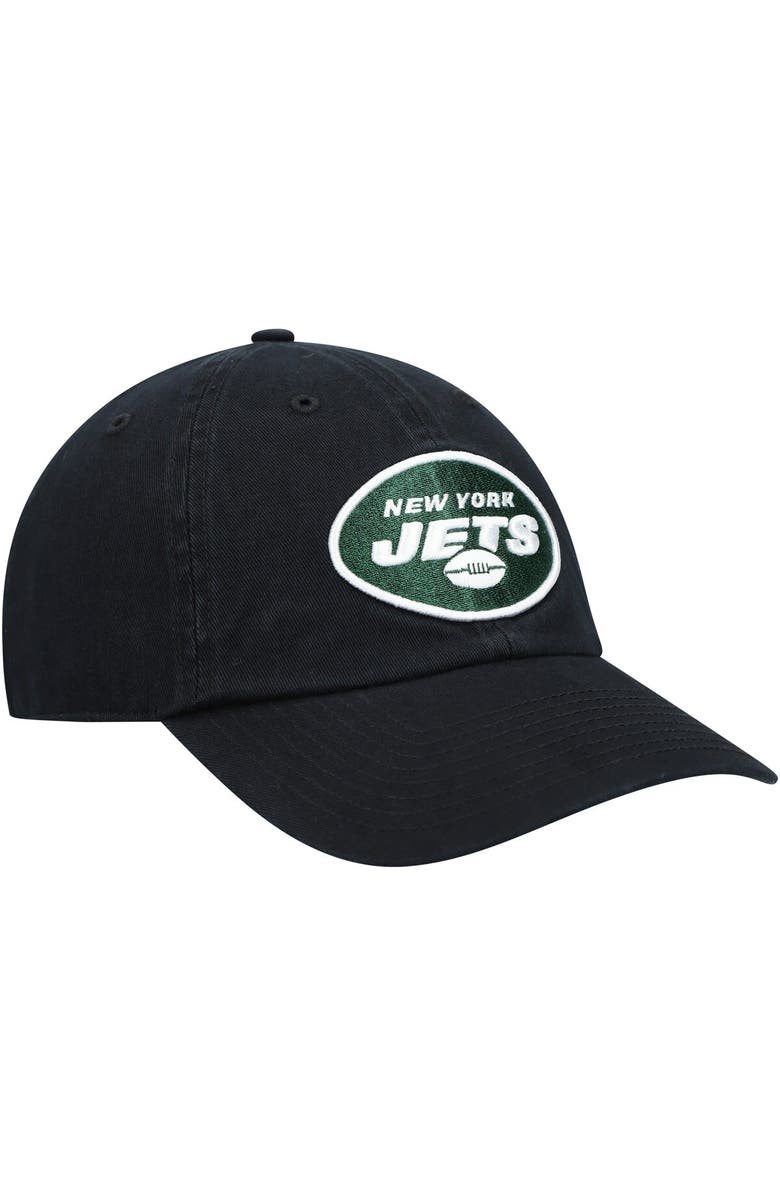 '47 Men's '47 Black New York Jets Secondary Clean Up Adjustable Hat, Alternate, color, 