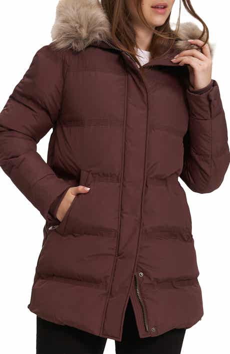 Noize Ophelia Faux Fur Trim Puffer Parka