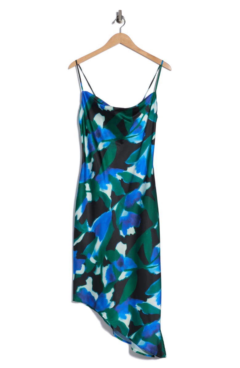 AREA STARS Alba Slip Dress, Alternate, color, Blue