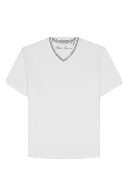 Robert Graham Holton Short Sleeve T-shirt In White