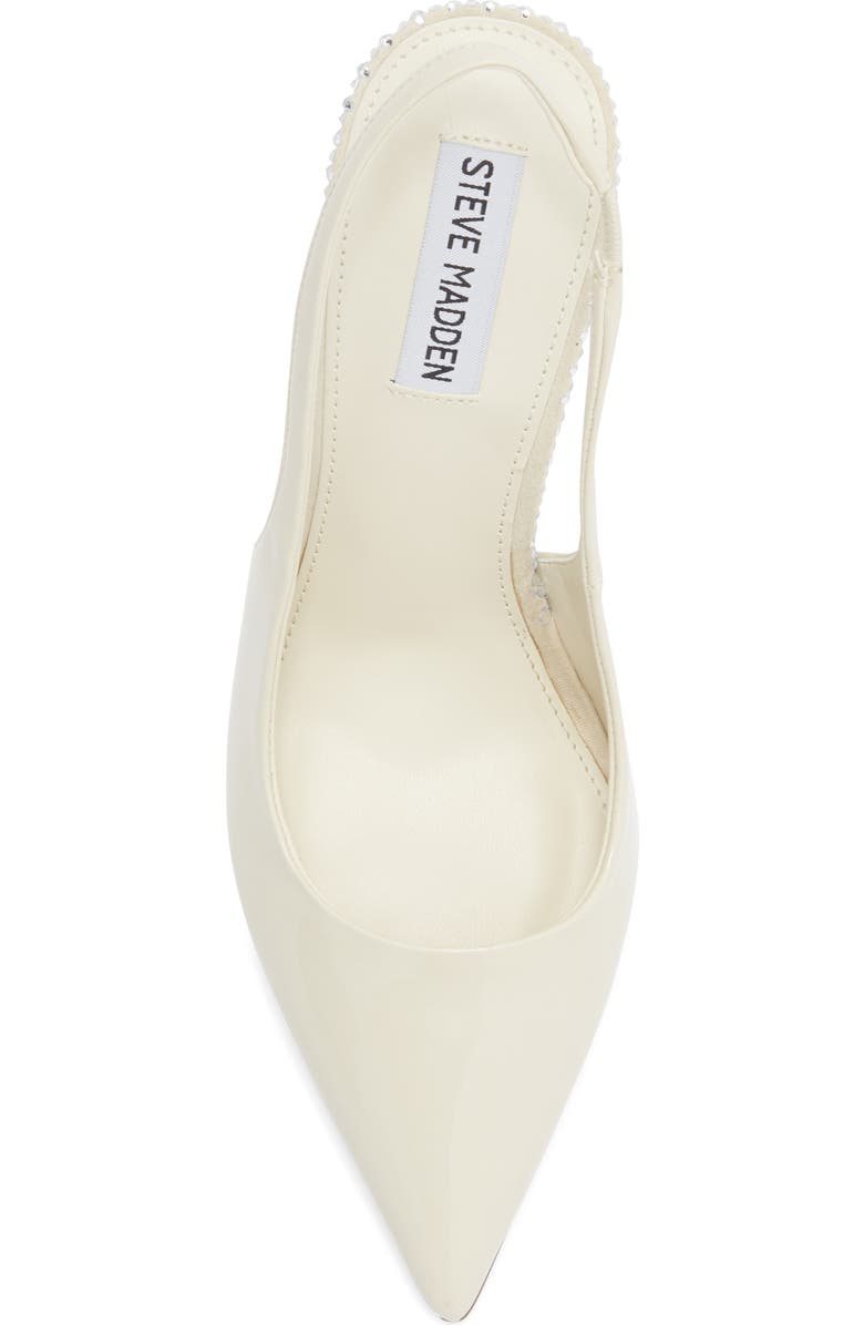 Steve Madden Jayney Slingback Pump, Alternate, color, Bone Leather
