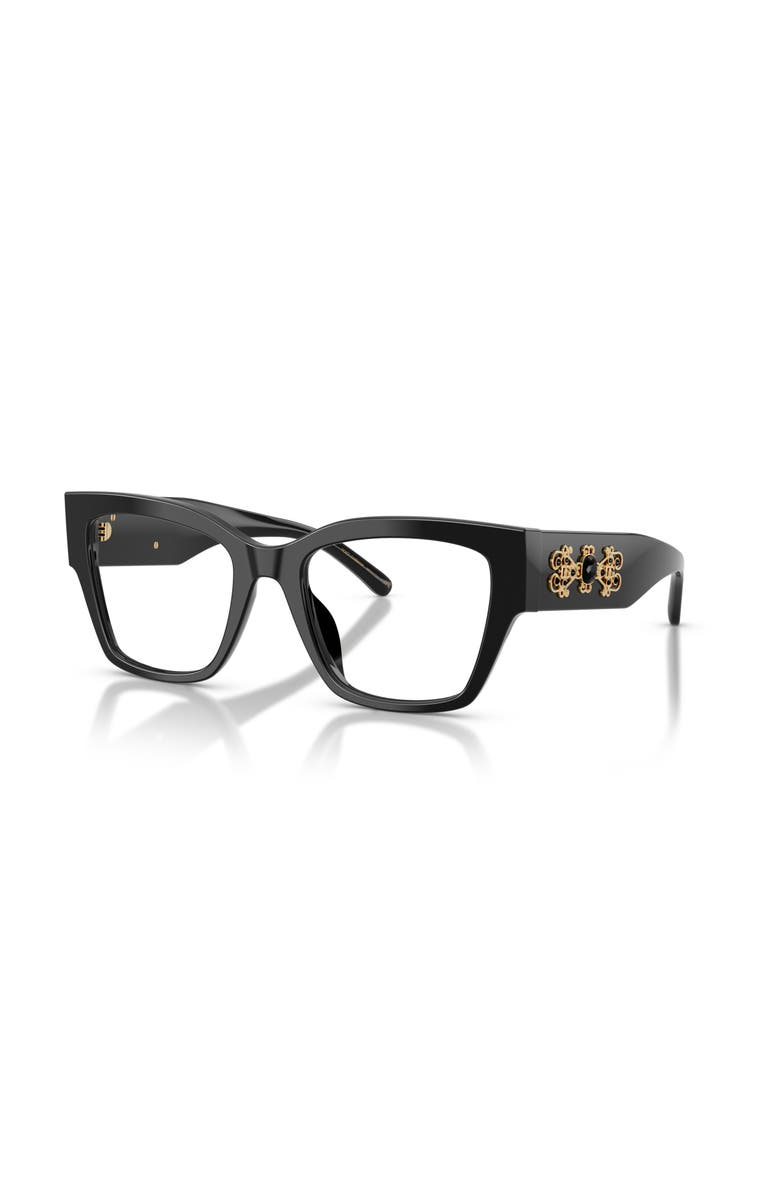 Dolce&Gabbana 51mm Butterfly optical glasses, Main, color, Black