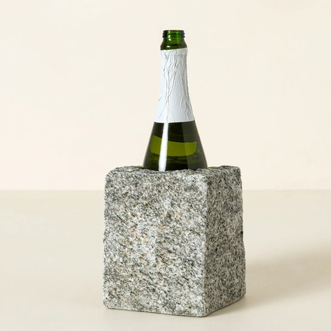 Stone Wine Bottle Chiller by Funky Rock Designs