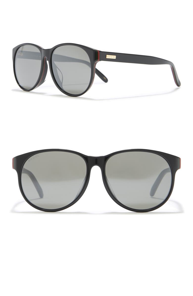 Gucci 57mm Square Sunglasses, Main, color,