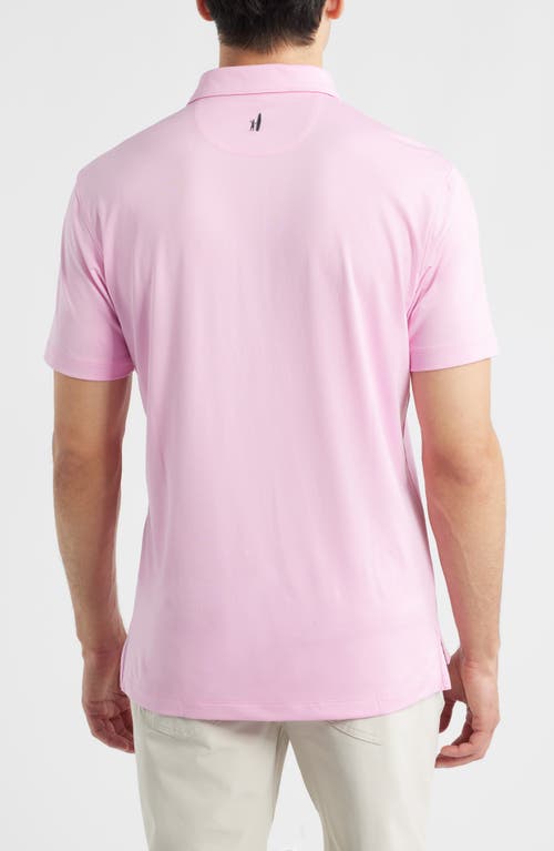 Johnnie-o Birdie Classic Fit Performance Polo In Pink