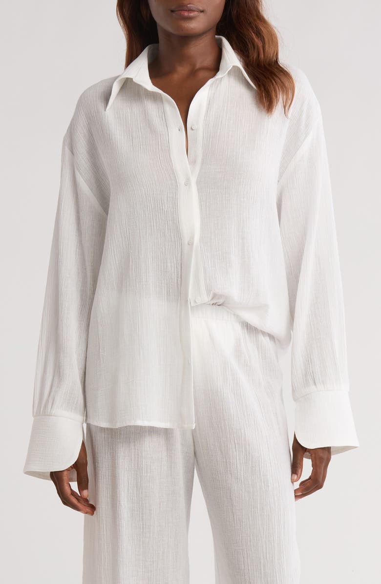 Andine Essen Cotton Gauze Shirt, Main, color, 