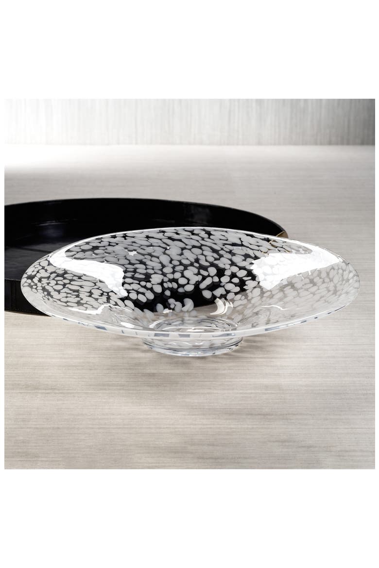 Orani Confetti Centerpiece Bowl, Alternate, color, CLEAR/ WHITE