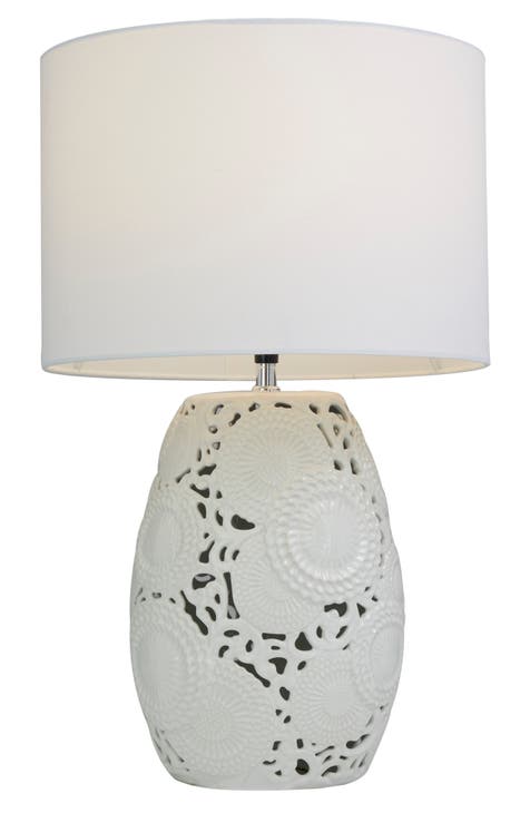 White Ceramic Table Lamp