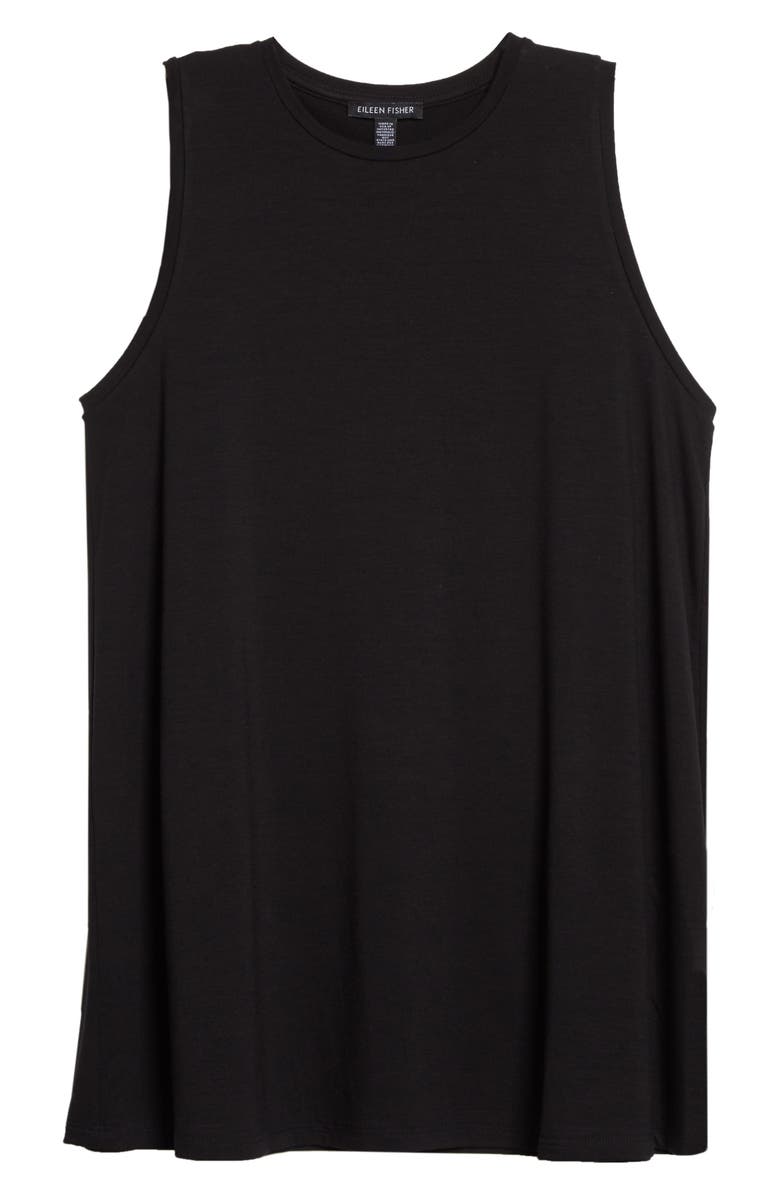 Eileen Fisher Crewneck Long Tank, Alternate, color, 