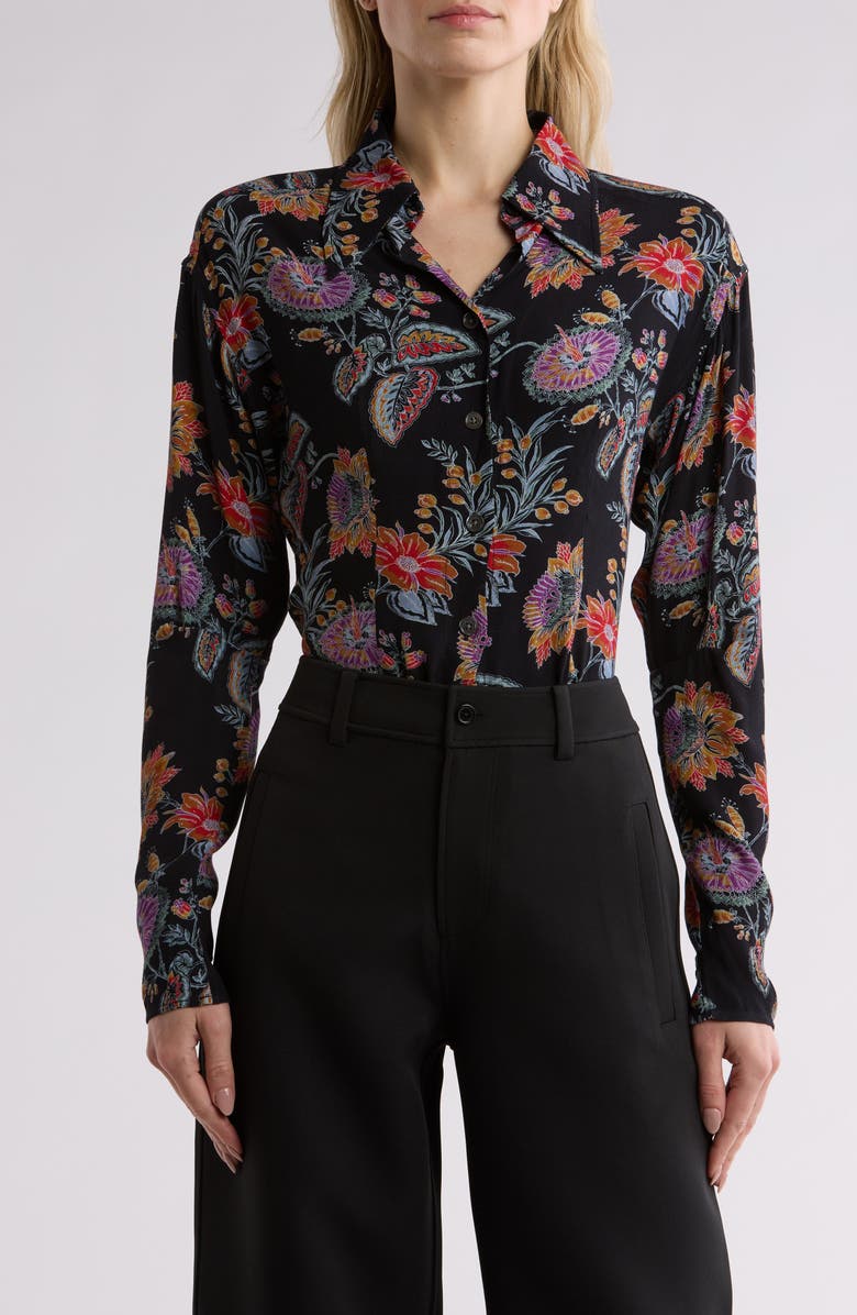 Equipment Bailey Floral Print Shirt, Main, color, 