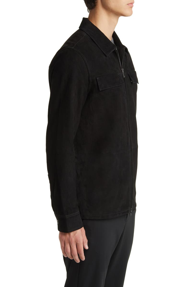 Nordstrom Suede Shirt Jacket, Alternate, color,