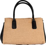 Persaman New York Lyra Straw Tote Bag