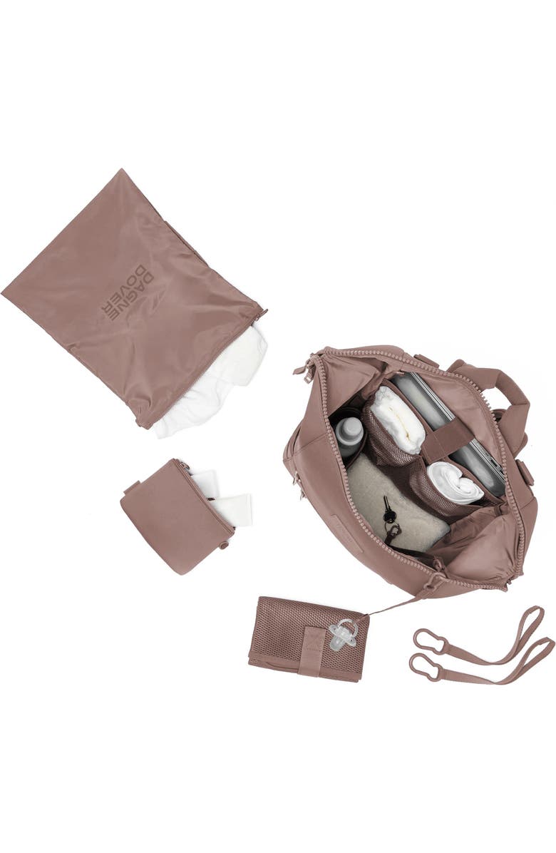 Dagne Dover Indi Large Water Resistant Scuba Knit Diaper Backpack, Alternate, color, Dune