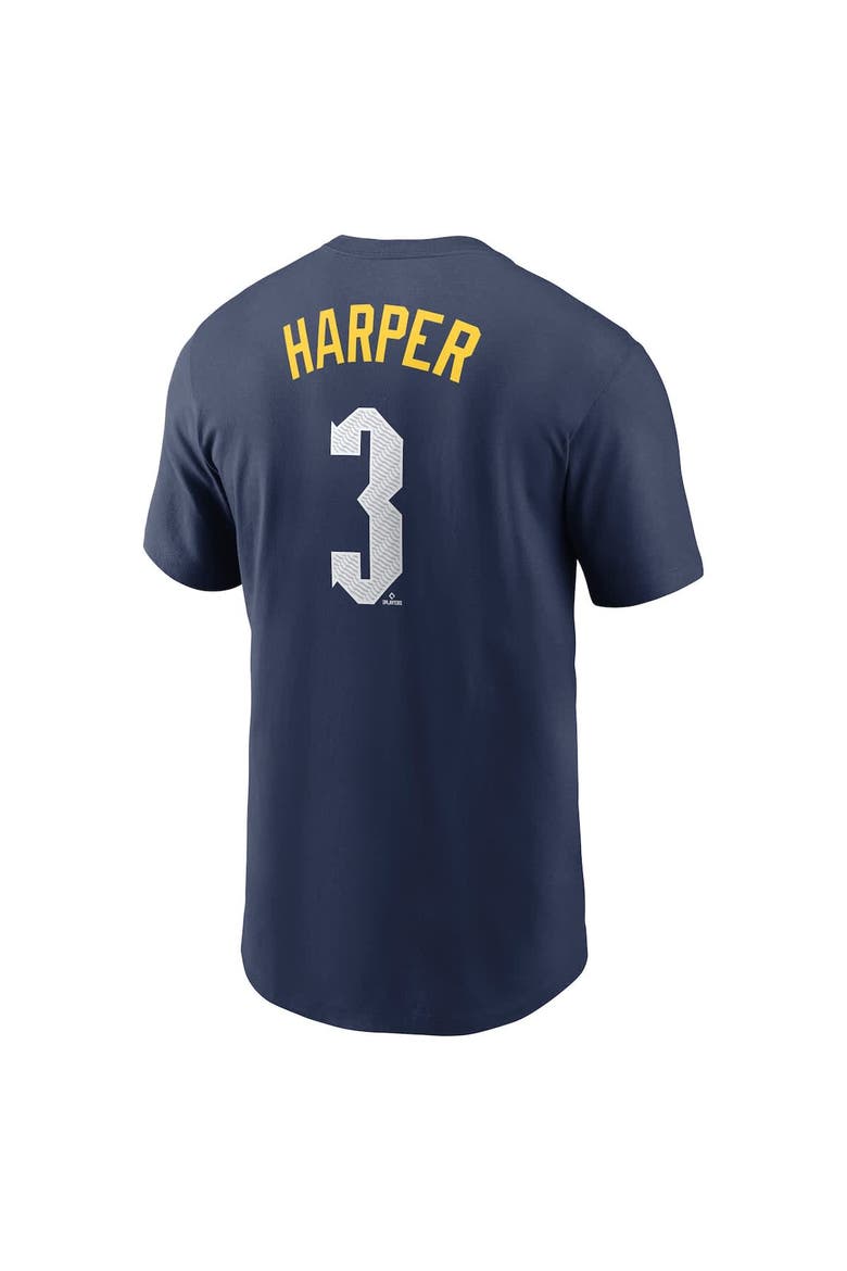 Men's Nike Bryce Harper Royal Philadelphia Phillies 2024 City Connect Fuse Name & Number T-Shirt, Alternate, color, Royal