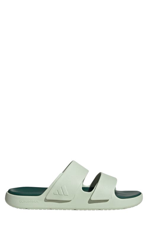 Adidas Originals Adidas Znscape Slide Sandal In Linen Green/collegiate Green
