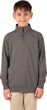TailorByrd Kids' Fleece Quarter-Zip Pullover