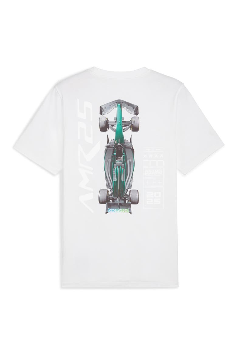 x AMF1 Graphic T-Shirt, Alternate, color, PUMA WHITE