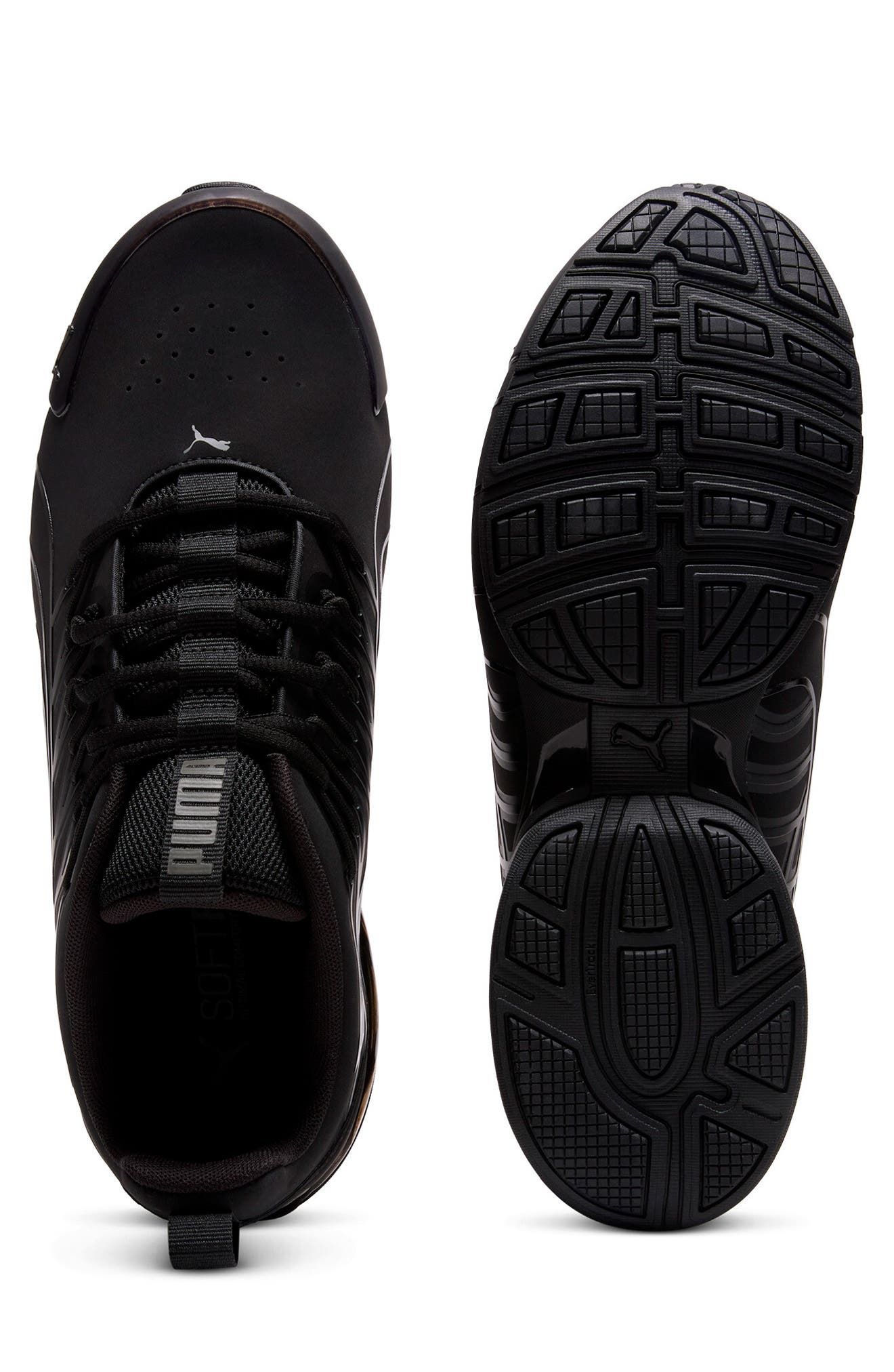 Voltaic Evo Sneaker, Alternate, color, PUMA BLACK/ COOL DARK GRAY
