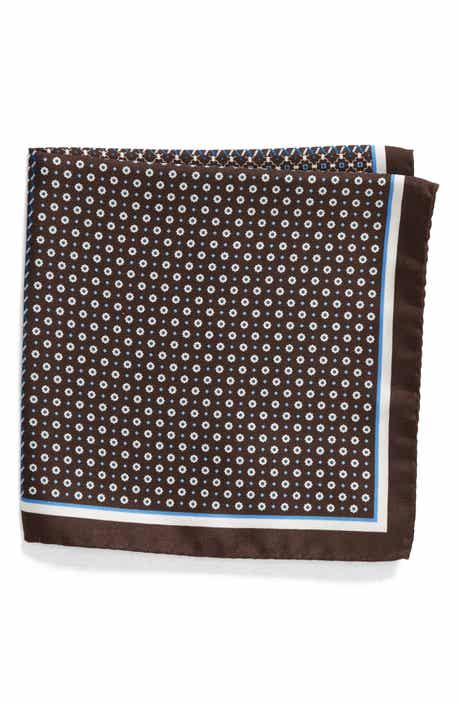 Eton Quadrant Silk Pocket Square