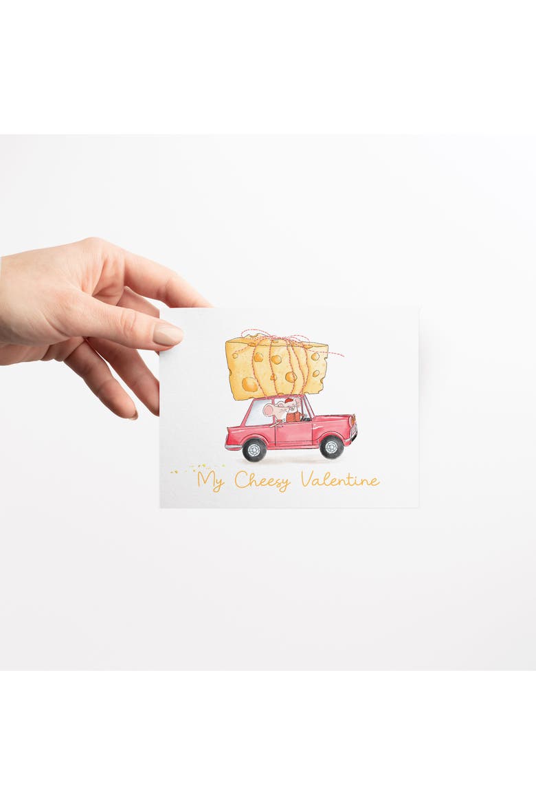 Valentine's Day Friendship Greeting Card Pack Sets, 'My Cheesy Valentine Mice', Alternate, color, Multi-Pack
