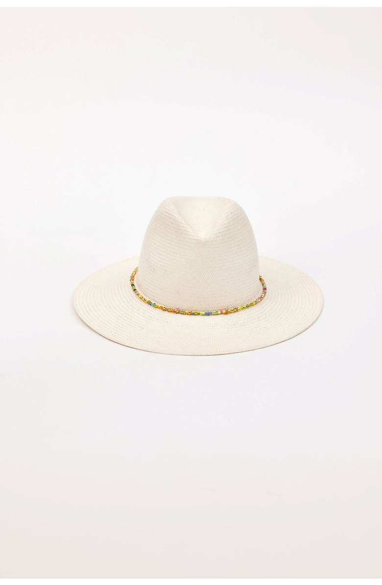 Hat Attack Charlotte Traveler, Main, color, White/Multi