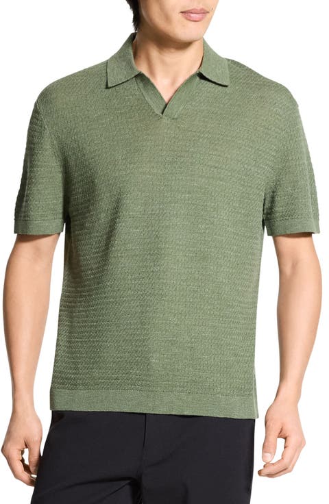 Brenan Linen Blend Polo