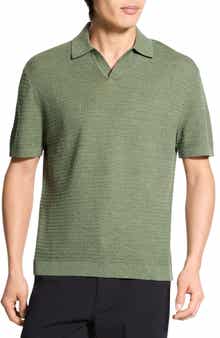 Theory Brenan Linen Blend Polo
